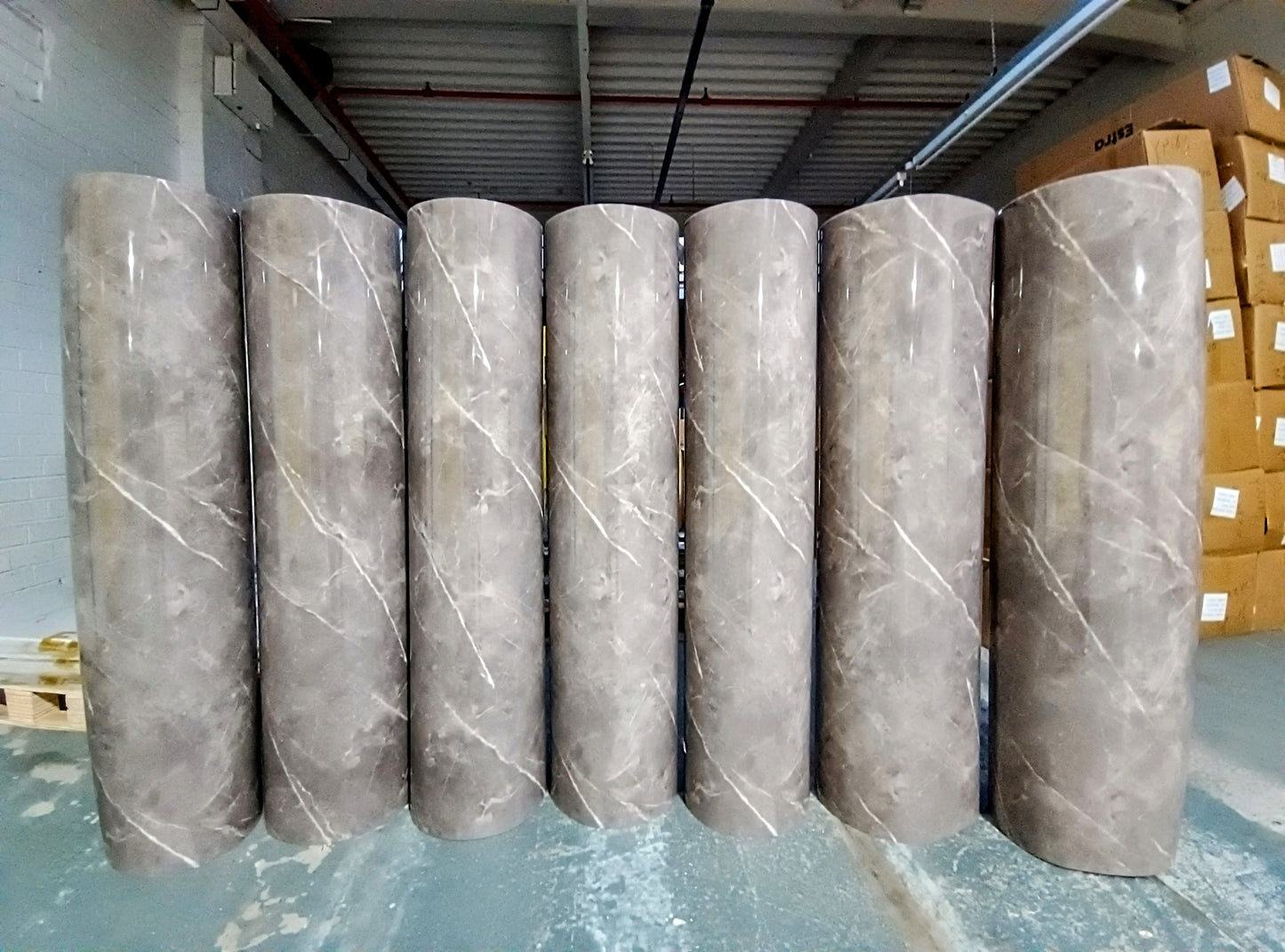 Grey Marble Flexi Wall Sheet – 2.8m x 1.2m, 3mm Thickness (1 Piece)