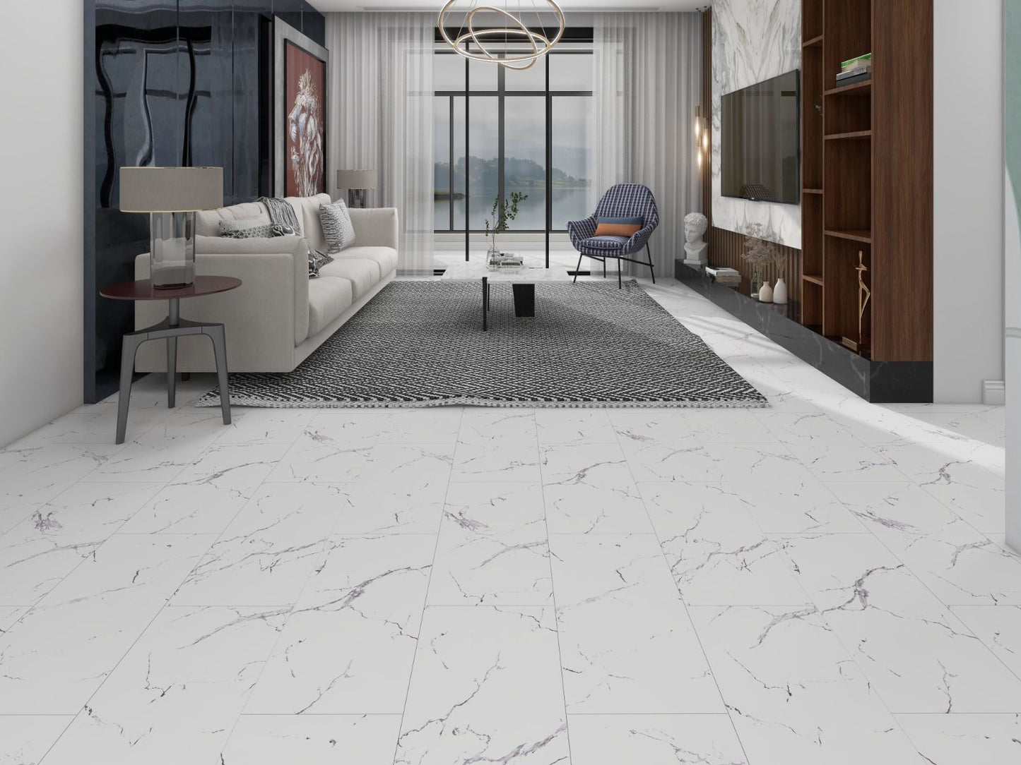 Calcutta Marble Tiles Gloss