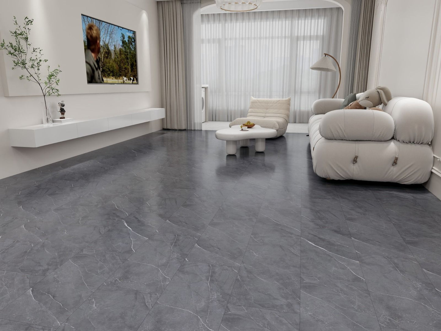 Grey Slate Gloss Tiles