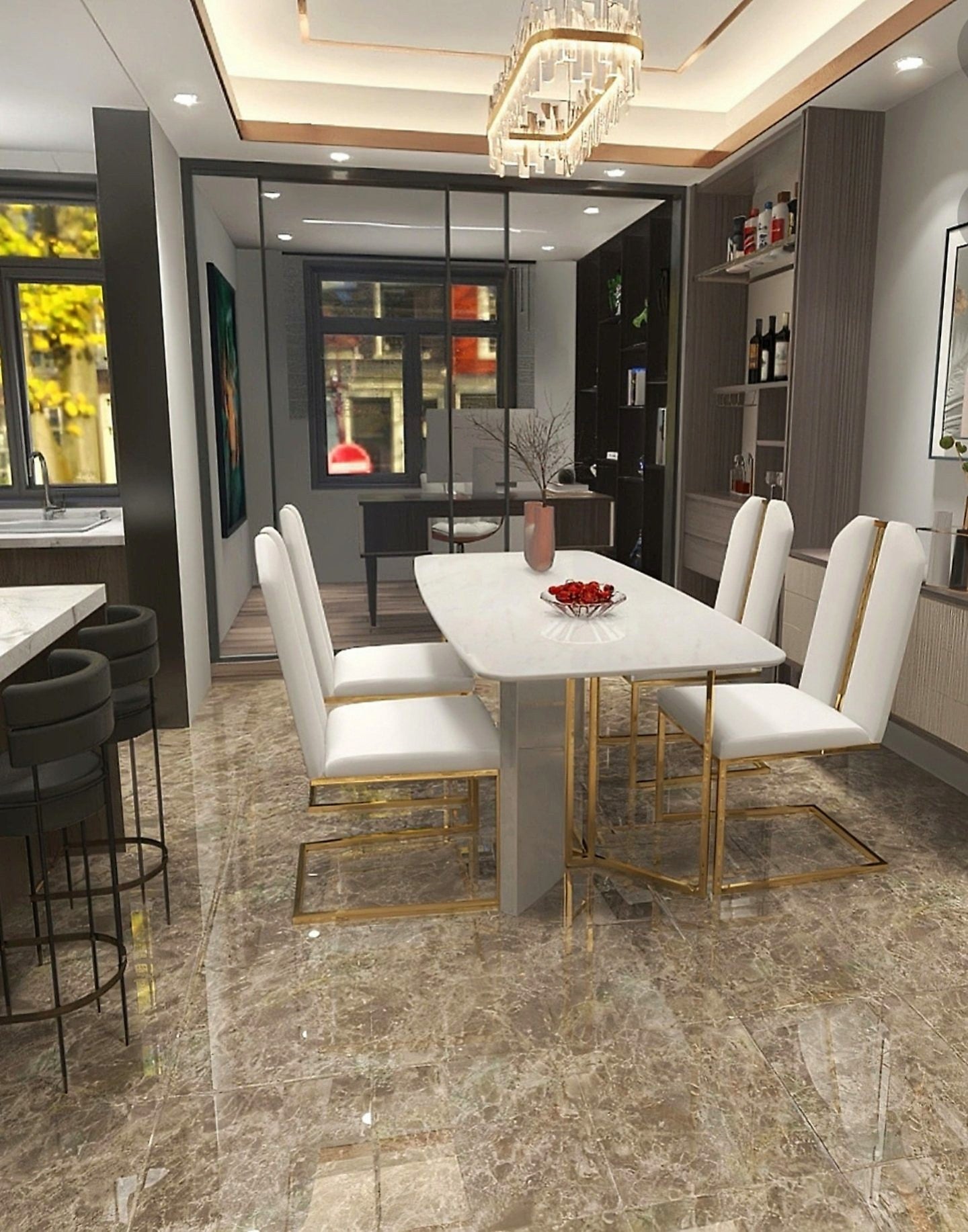 Casa Floors 6.5mm Havana Mocha gloss tile 1.484 SQM per pack