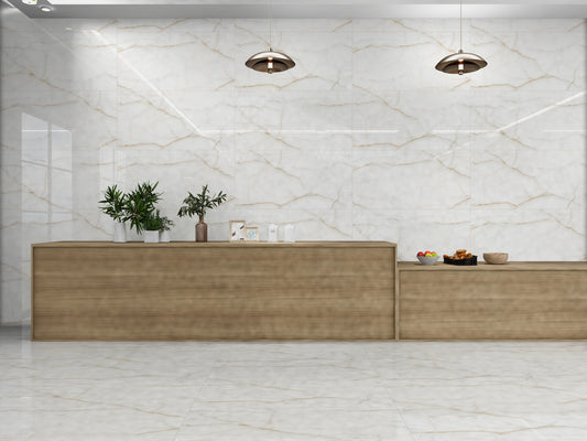 Brera Onyx Gold 120x60cm Gloss Porcelain Tiles