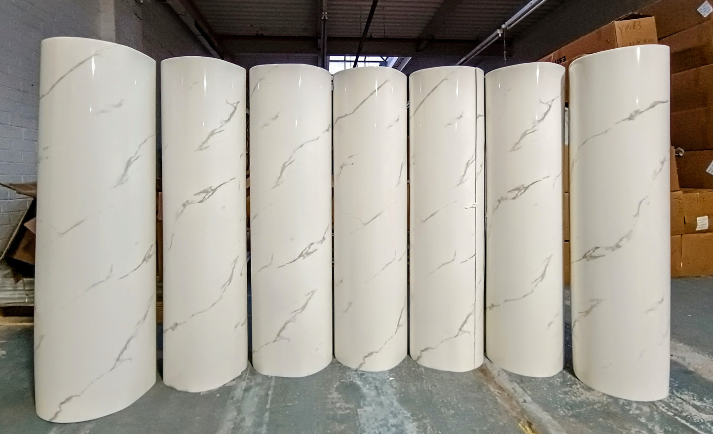 White Marble Flexi Wall Sheet – 2.8m x 1.2m, 3mm Thickness (1 Piece)
